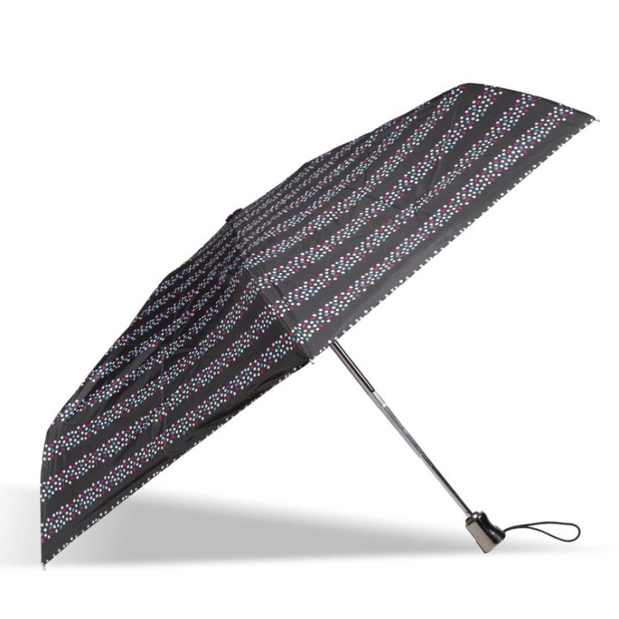 Femme Isotoner | Parapluie X-Tra Solide X-Tra Sec Rayure Bijoux