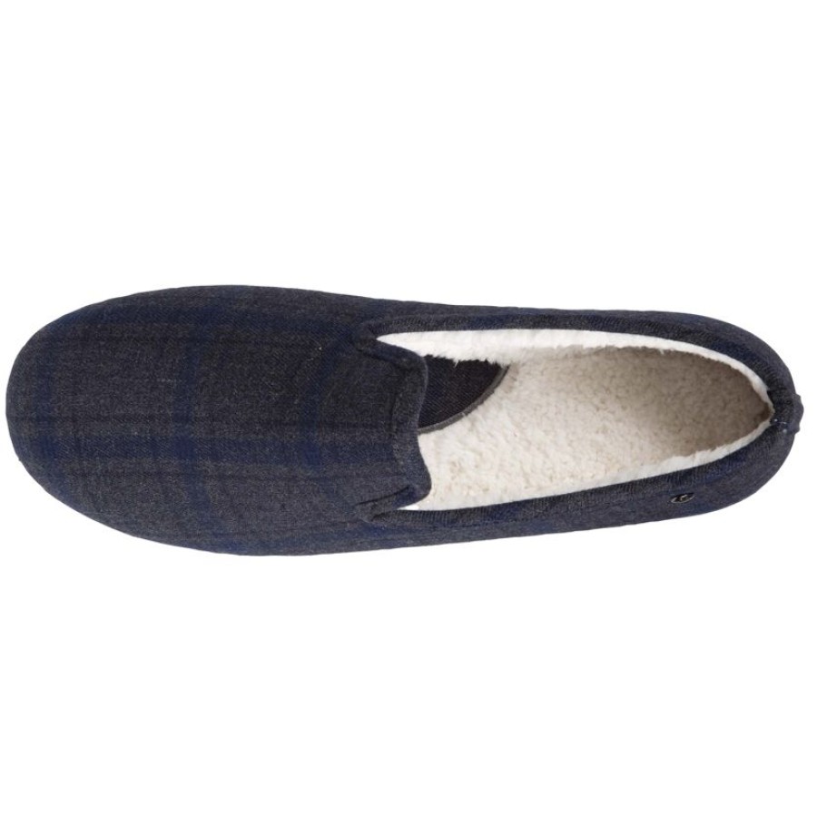 Homme Isotoner | Chaussons Charentaises Homme Tartan Chaud