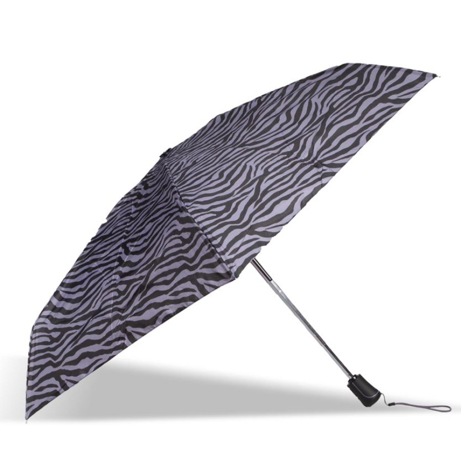 Femme Isotoner | Parapluie Mini Auto Zebre