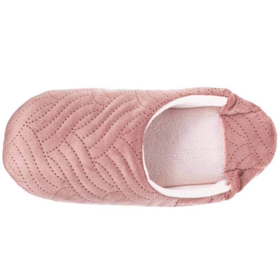 Femme Isotoner | Chaussons Babouches Femme Blush