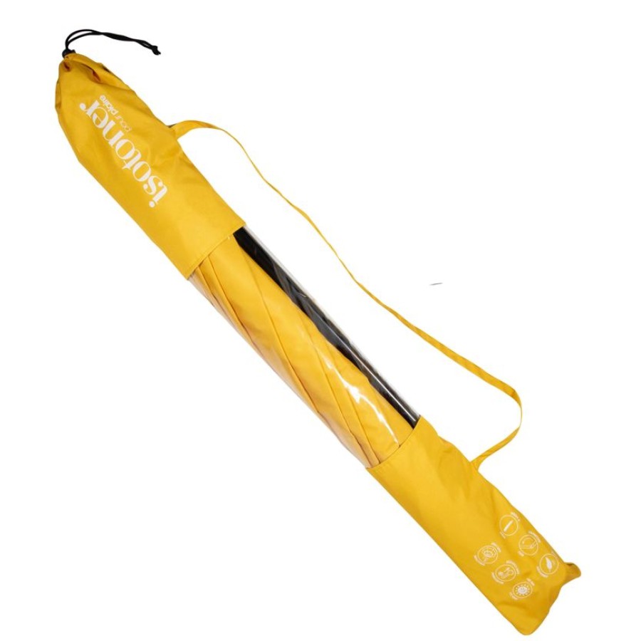 Homme Isotoner | Parasol De Plage Jaune/Blanc