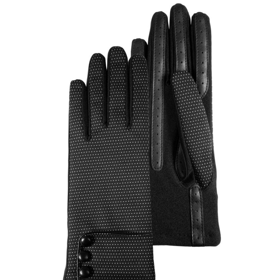 Femme Isotoner | Gants Femme Tactiles Extensibles Pois