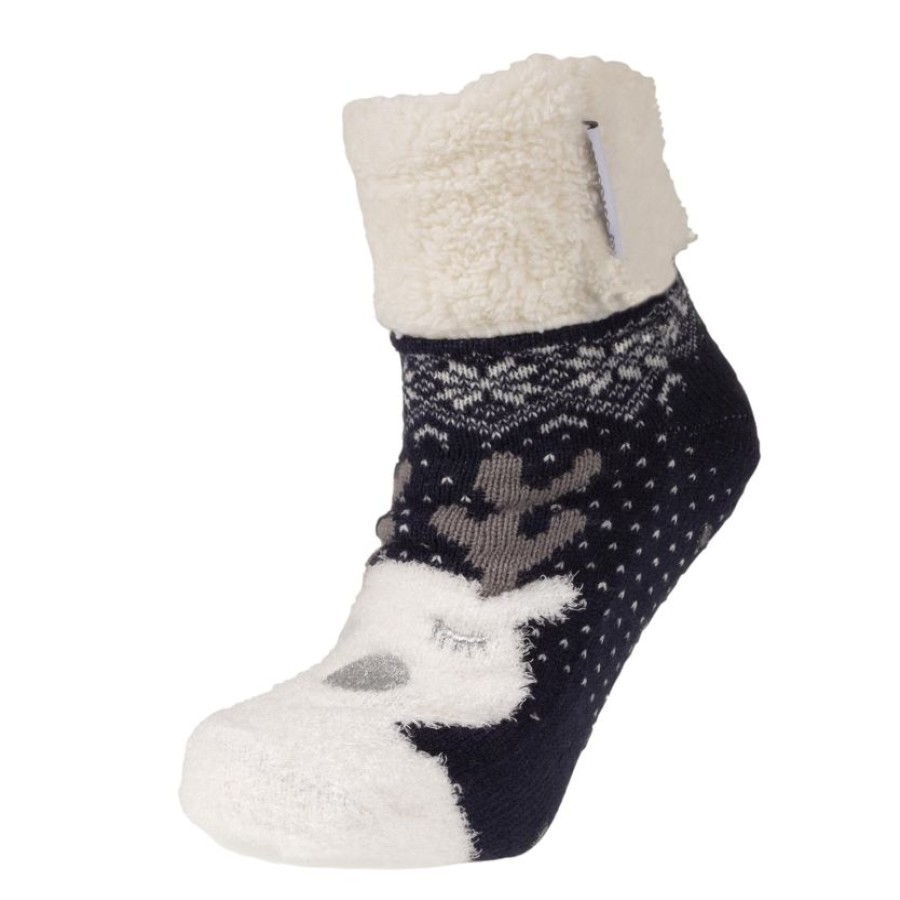 Enfant Isotoner | Chaussettes Fourrees Fille Noel Renne