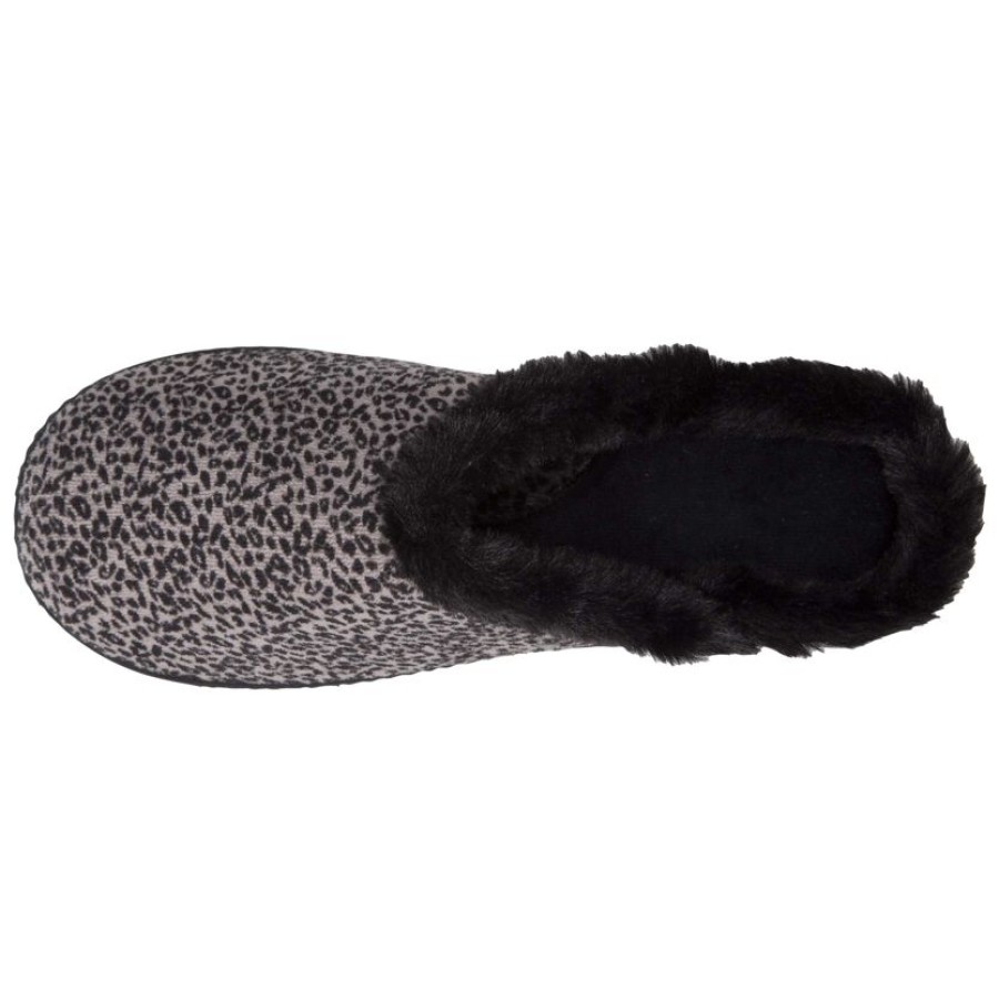 Femme Isotoner | Chaussons Mules Femme Leopard