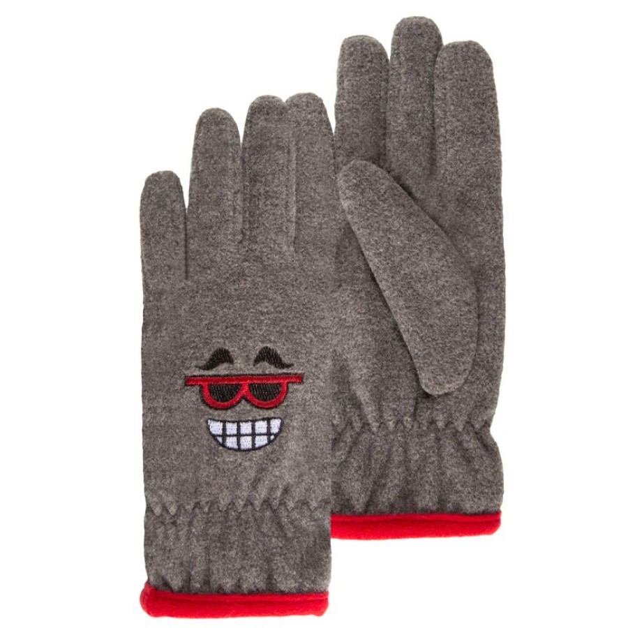 Enfant Isotoner | Gants Enfant 6/8 Ans Broderie Gris