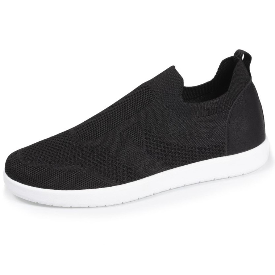 Femme Isotoner | Baskets Confort Femme Slip-On Noir