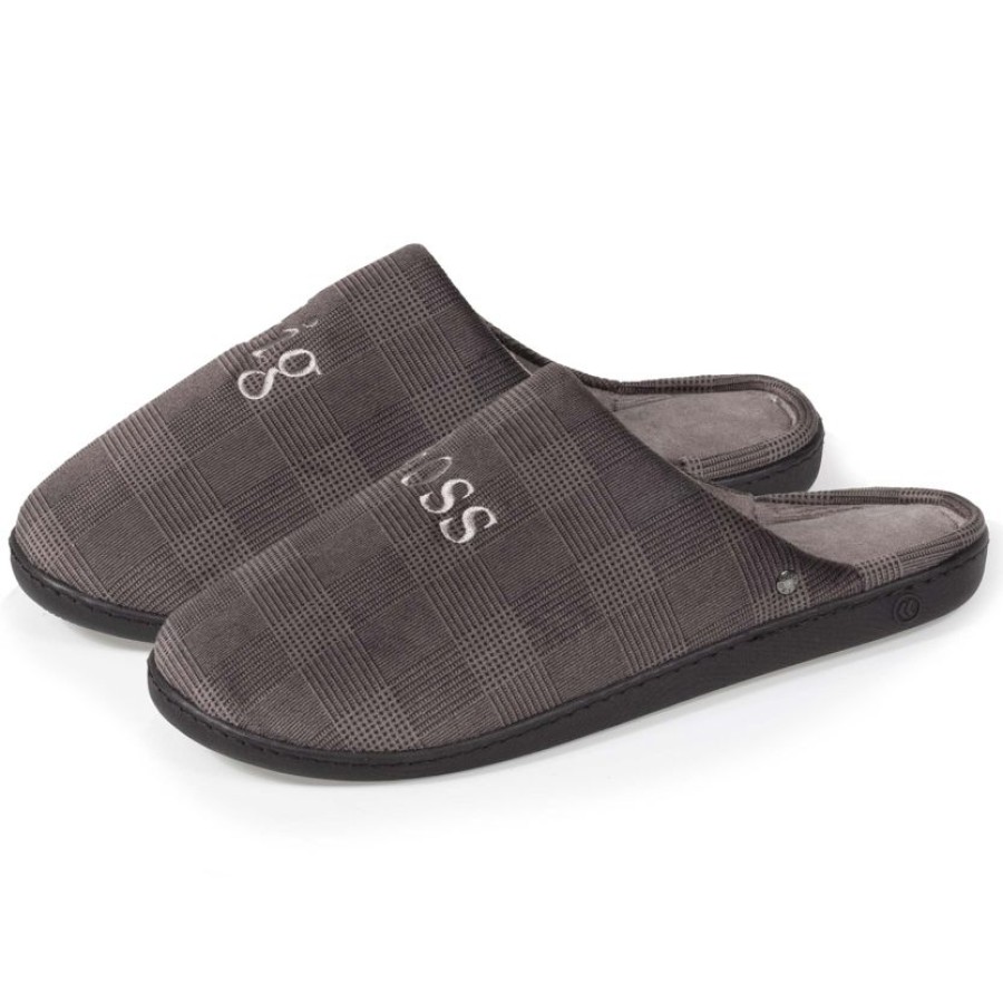 Homme Isotoner | Chaussons Mules Homme Big Boss