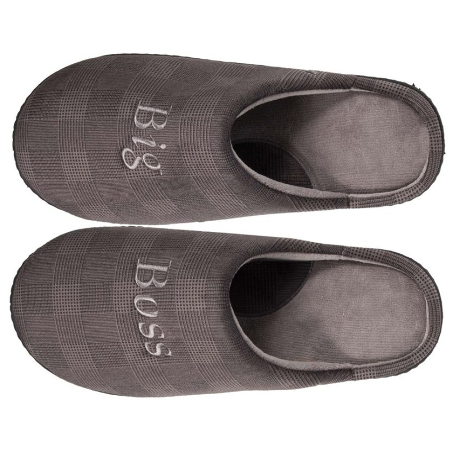 Homme Isotoner | Chaussons Mules Homme Big Boss