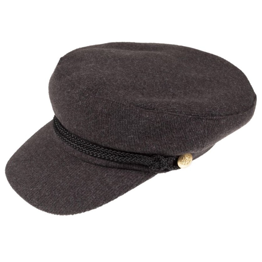 Femme Isotoner | Casquette Gavroche Femme Velours Gris