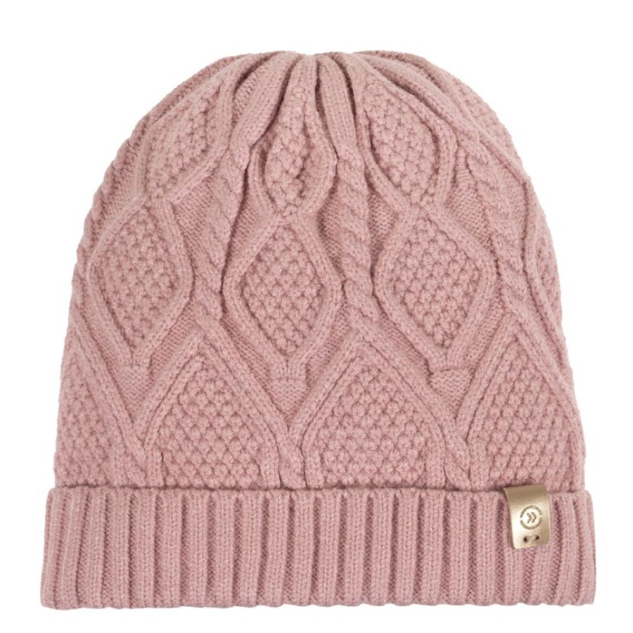 Femme Isotoner | Bonnet Femme Maille Soft Touch Rose