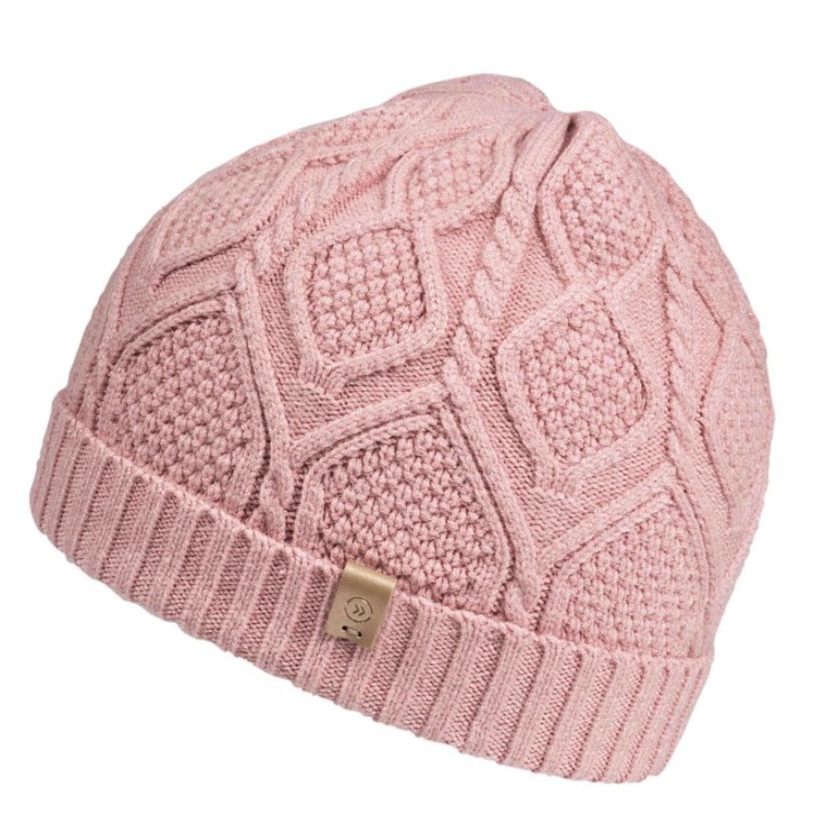 Femme Isotoner | Bonnet Femme Maille Soft Touch Rose