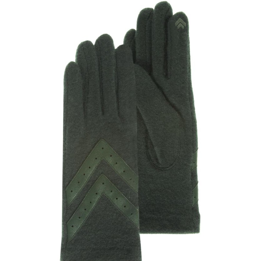 Femme Isotoner | Gants Femme Tactile Laine Sapin