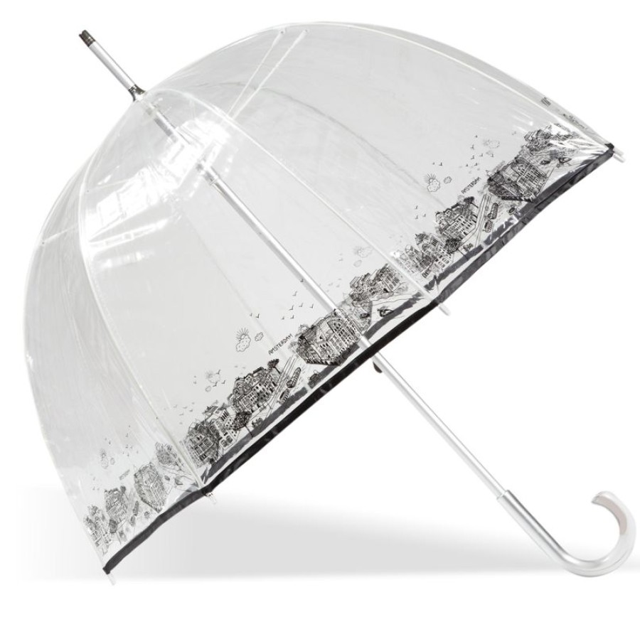 Femme Isotoner | Parapluie Cloche Transparent Pvc/Amsterdam