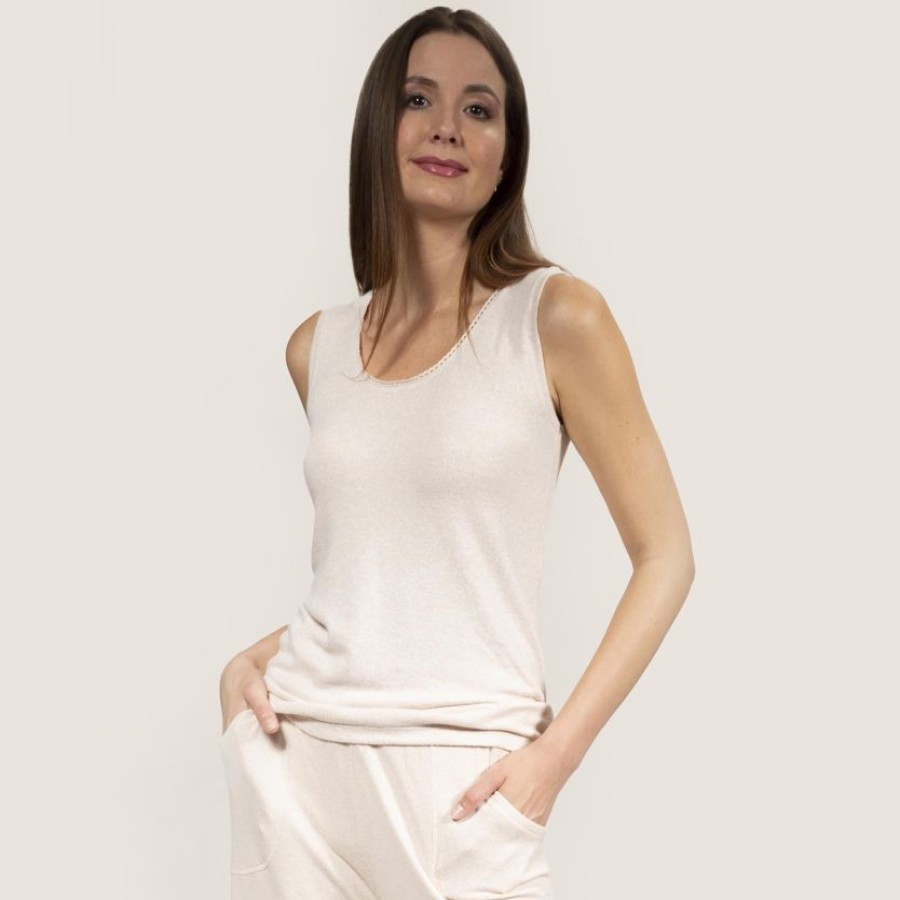 Femme Isotoner | Debardeur Femme Beige