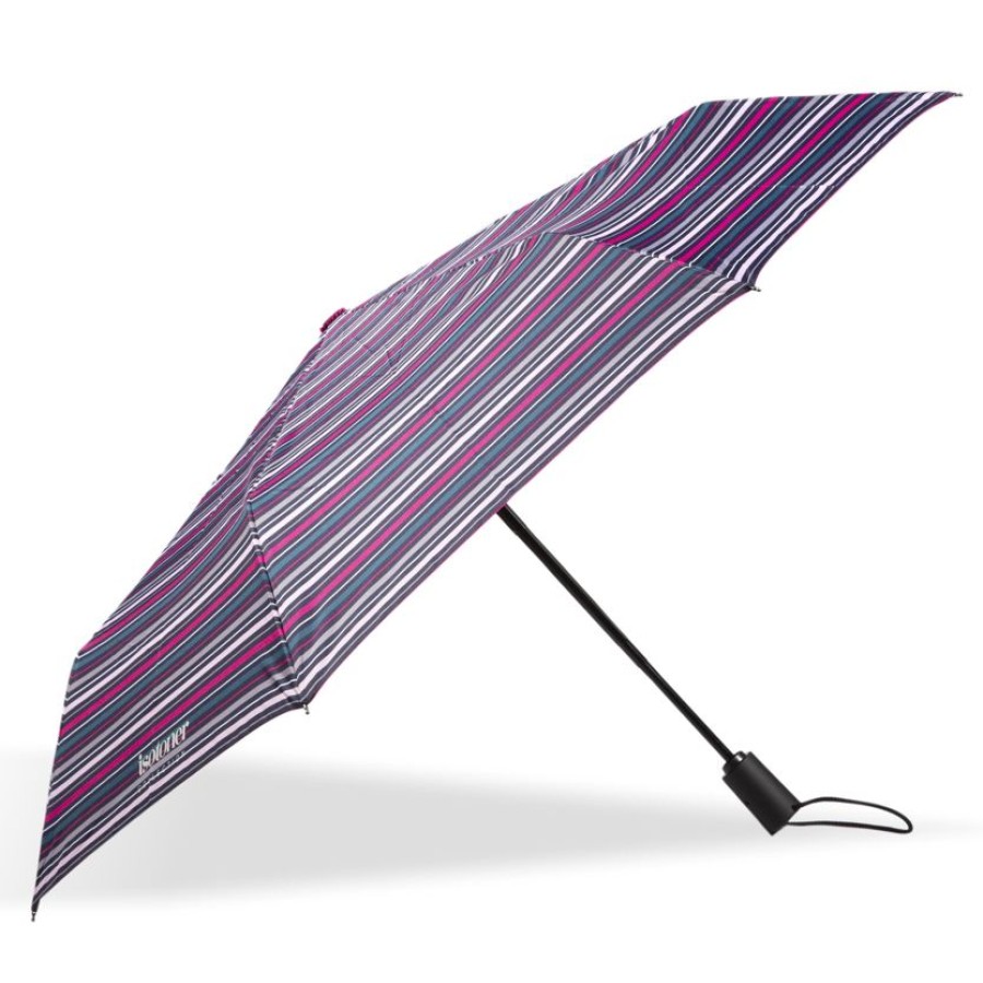 Femme Isotoner | Parapluie Auto Rayure Canard