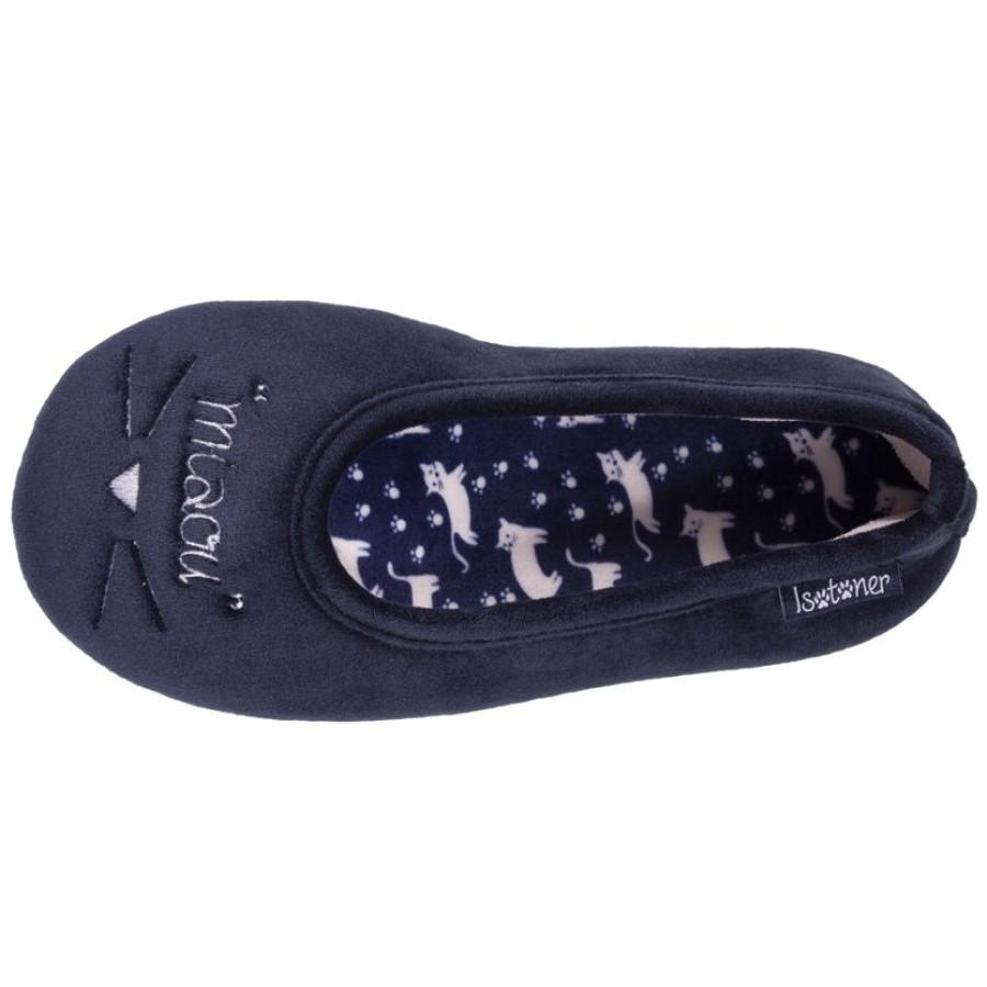 Enfant Isotoner | Chaussons Ballerines Junior Marine