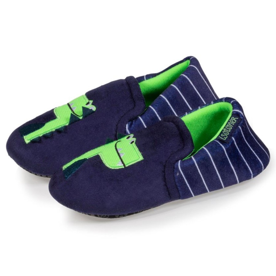 Enfant Isotoner | Chaussons Slippers Enfant Dinosaure