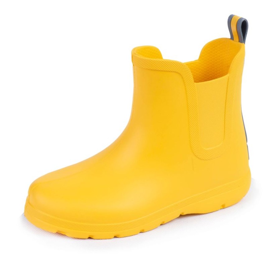 Enfant Isotoner | Bottes De Pluie Basses Enfant 31-36 Jaune