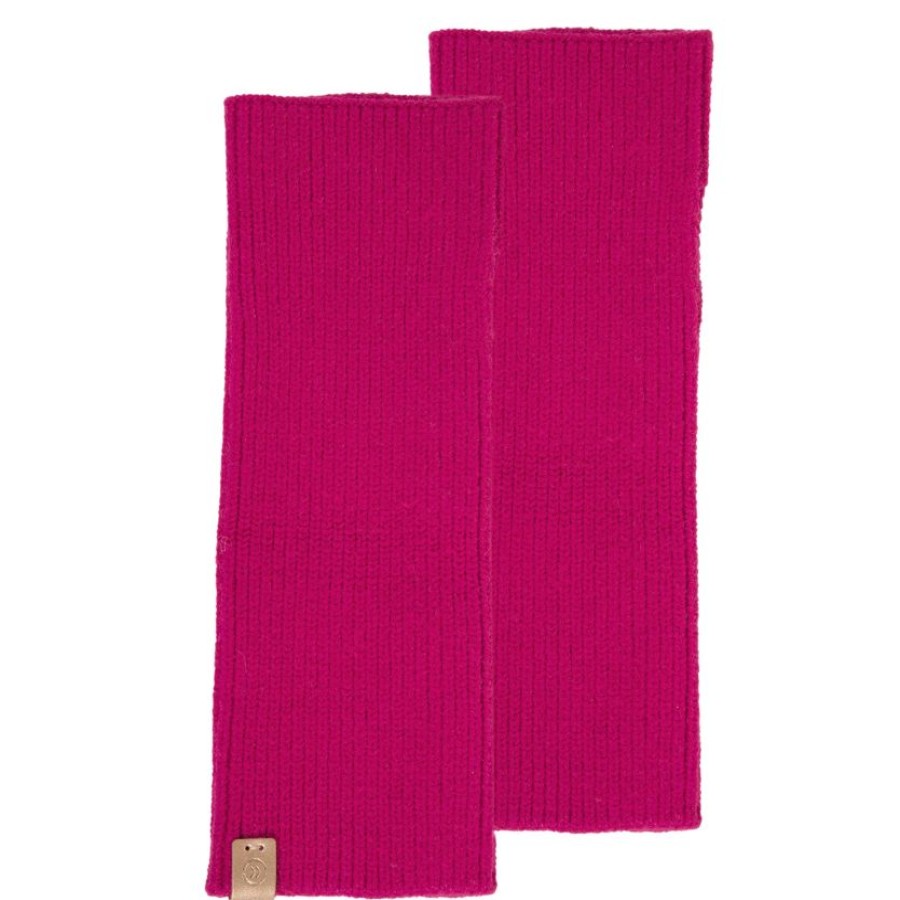 Femme Isotoner | Mitaines Femme Maille Longues Soft Touch Fuchsia