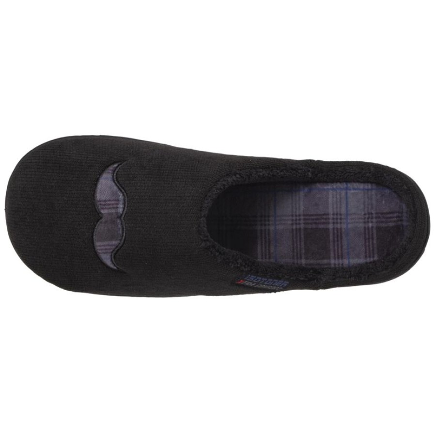 Homme Isotoner | Chaussons Mules Xtra Confort Homme Noir