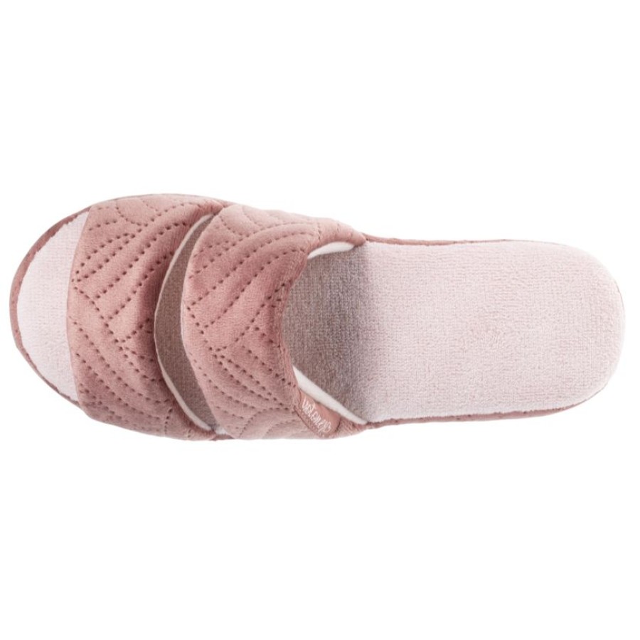 Femme Isotoner | Chaussons Sandales Femme Matelasse Blush