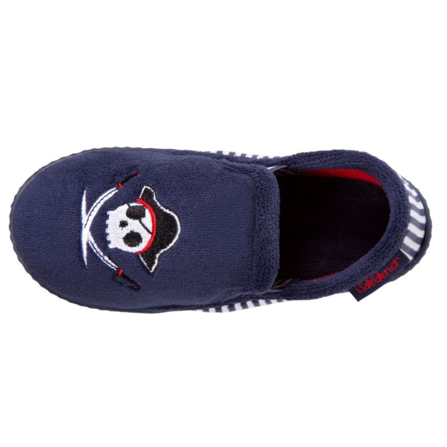 Enfant Isotoner | Chaussons Mocassins Enfant Pirate Marine