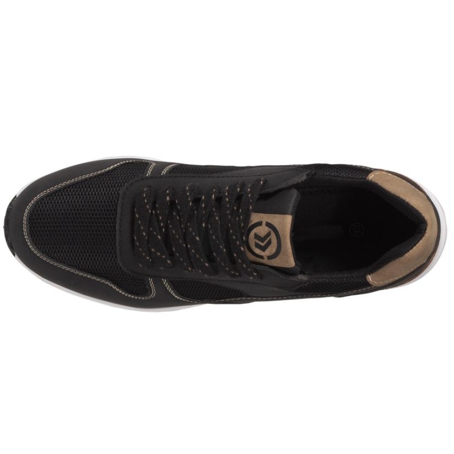 Homme Isotoner | Baskets Confort Homme Noir