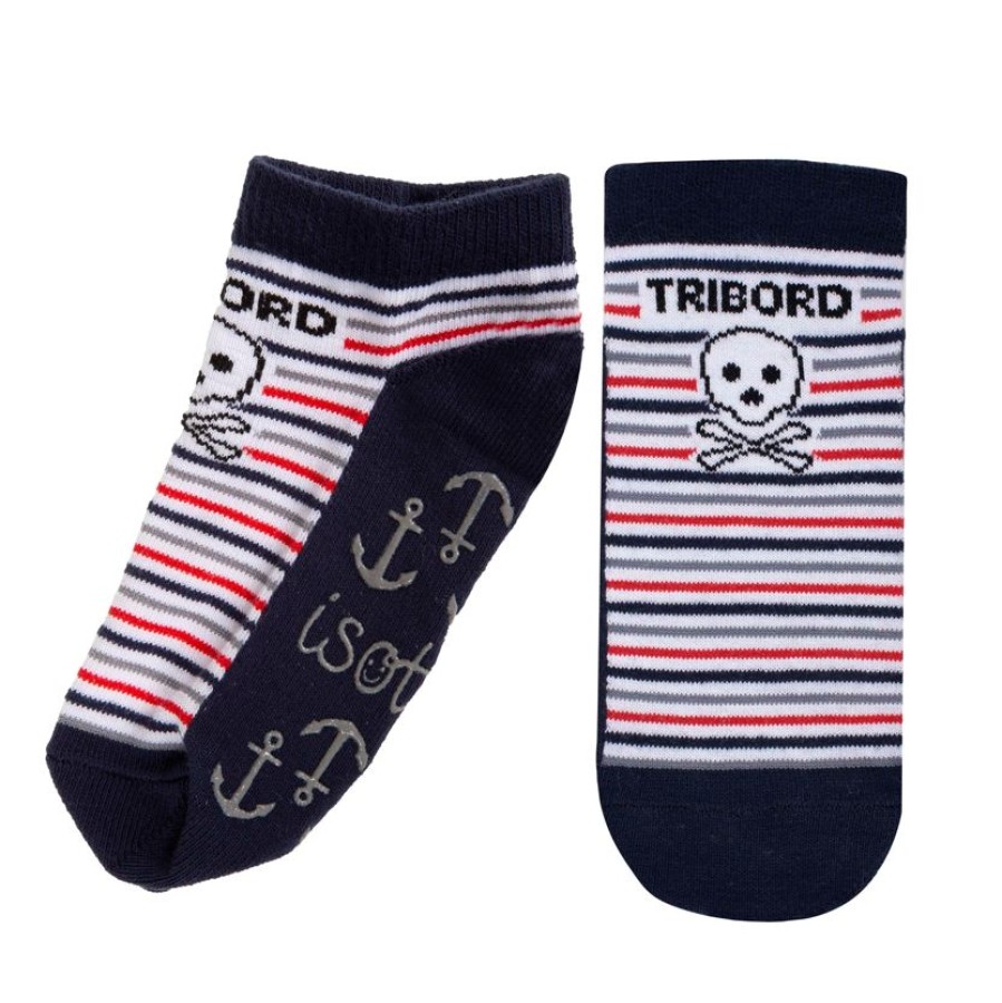 Enfant Isotoner | Chaussettes Antiderapantes Pirate 27/34