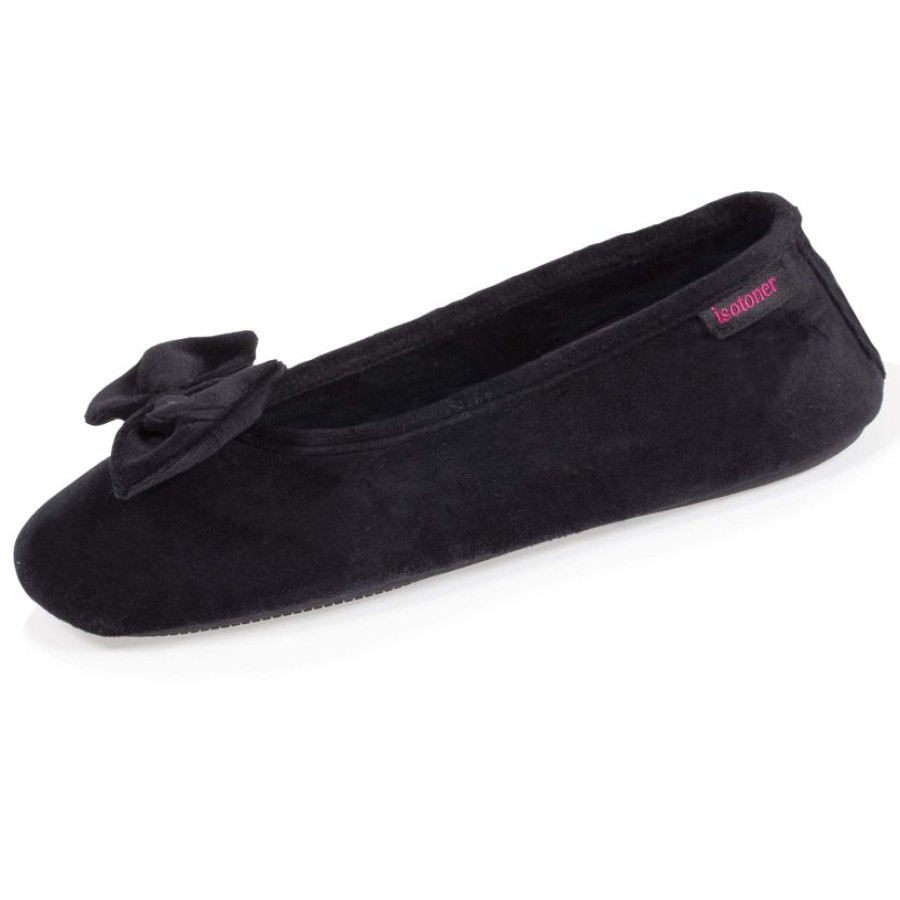 Femme Isotoner | Chaussons Ballerines Femme Rayures