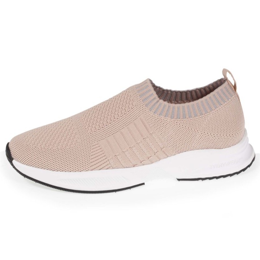 Femme Isotoner | Baskets Confort Femme Slip-On Rose