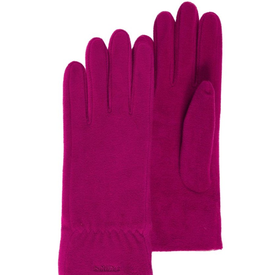 Femme Isotoner | Gants Femme Polaire Strech Fuchsia