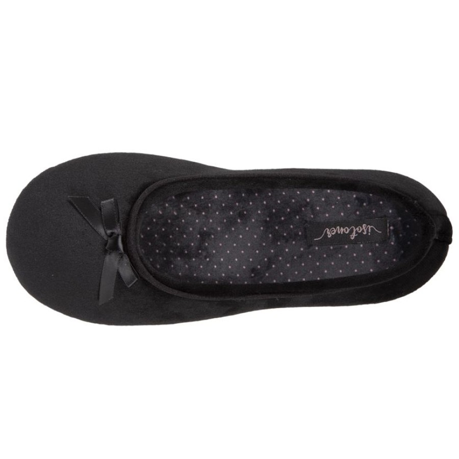 Femme Isotoner | Chaussons Ballerines Femme Pois