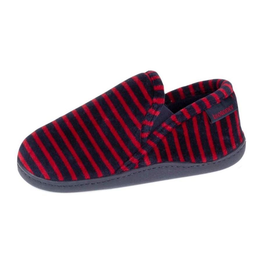 Enfant Isotoner | Chaussons Mocassins Enfant Rayures