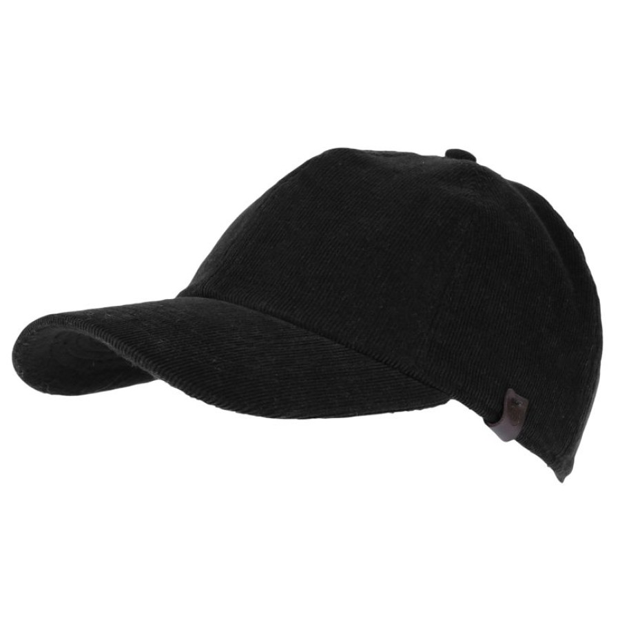 Homme Isotoner | Casquette Homme Velours Cotele Noir