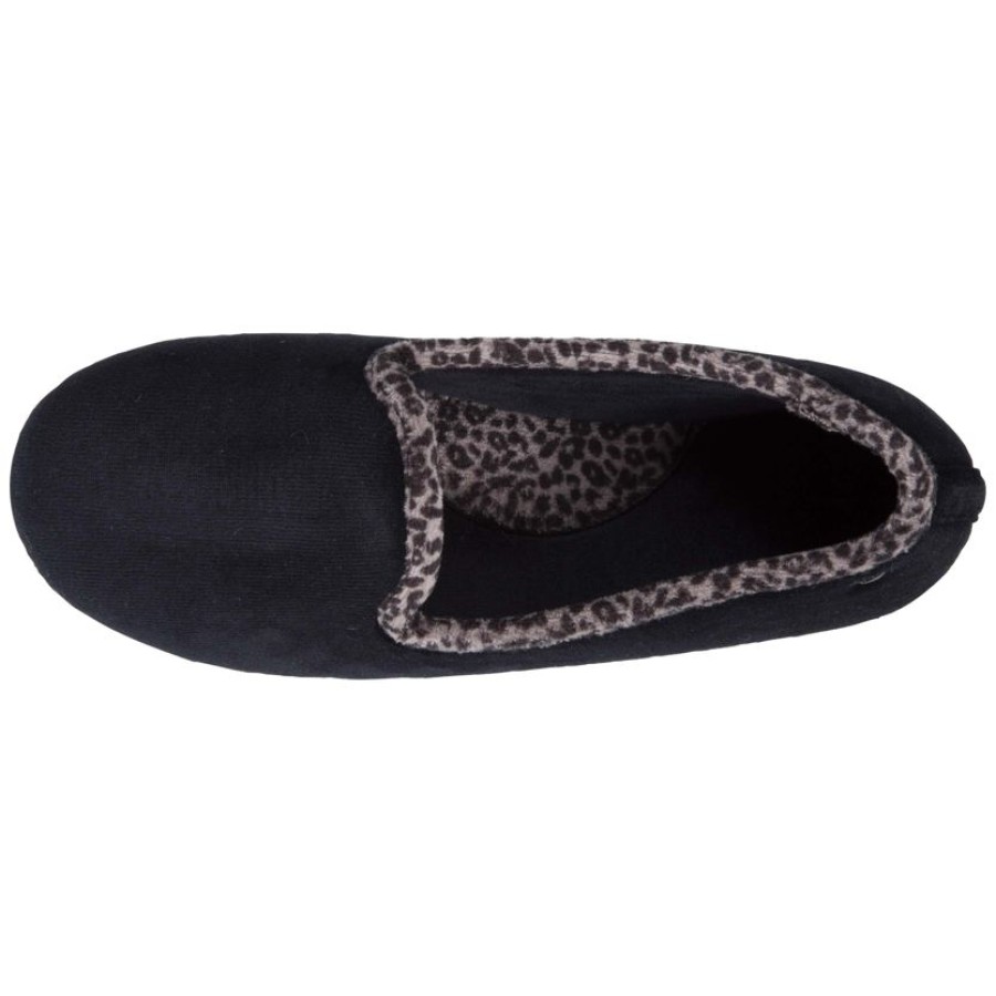 Femme Isotoner | Chaussons Charentaises Femme Noir