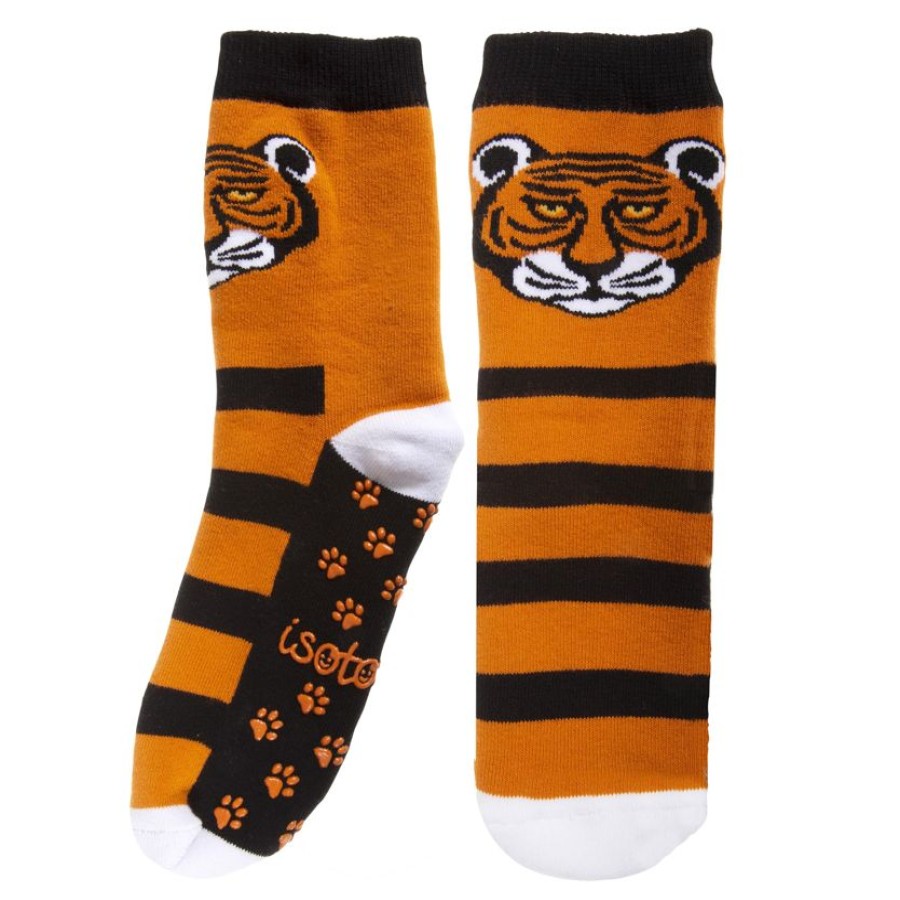 Enfant Isotoner | Chaussettes Antiderapantes Tigre 27/34