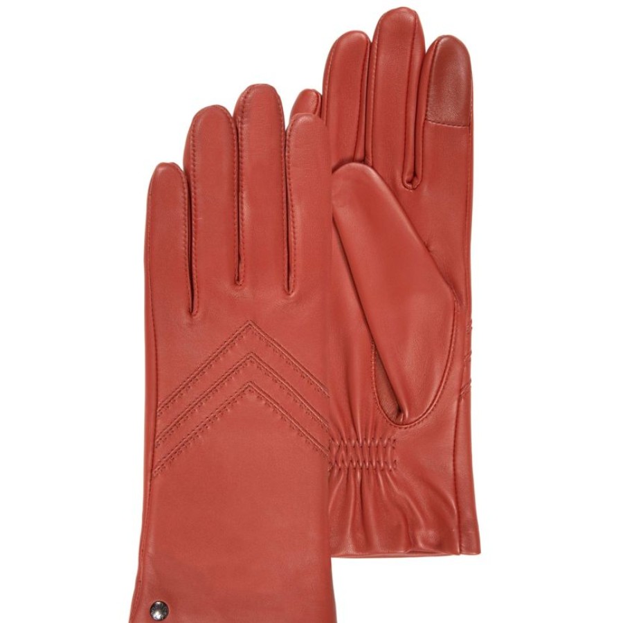 Femme Isotoner | Gants Femme Tactiles Mandarine