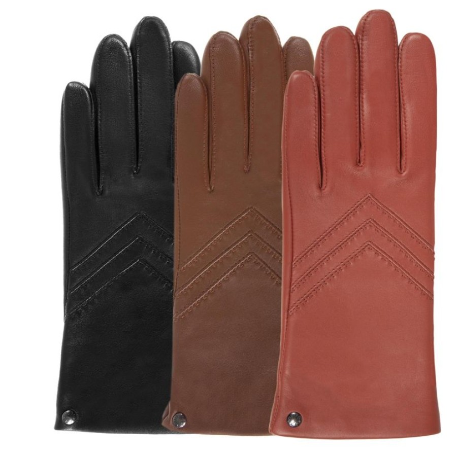 Femme Isotoner | Gants Femme Tactiles Mandarine