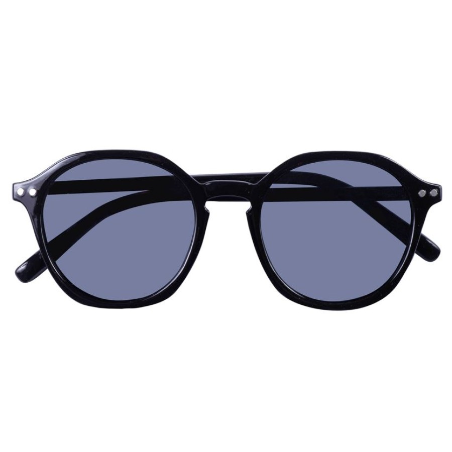 Homme Isotoner | Lunettes De Soleil Noir Hexagonal