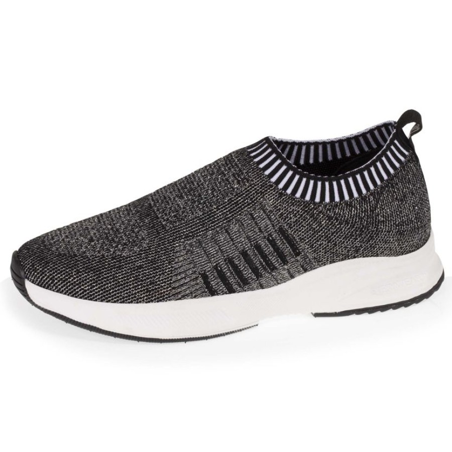 Femme Isotoner | Baskets Confort Femme Slip-On Silver