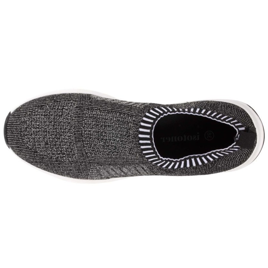 Femme Isotoner | Baskets Confort Femme Slip-On Silver