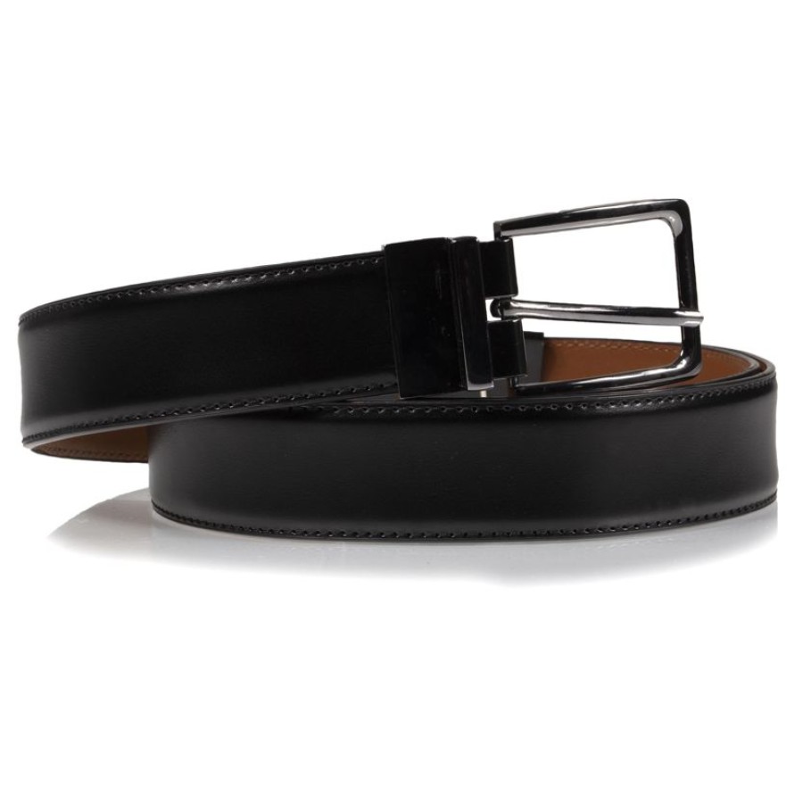 Homme Isotoner | Ceinture Homme 2 En 1 Cognac