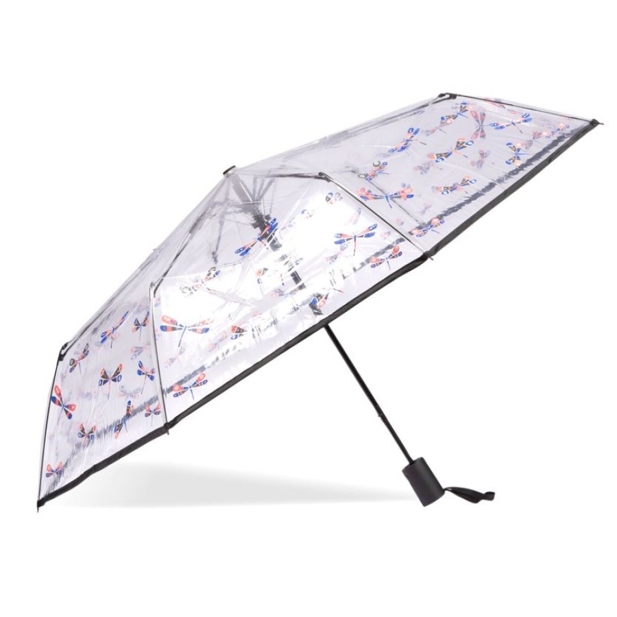 Femme Isotoner | Parapluie Transparent Libellule