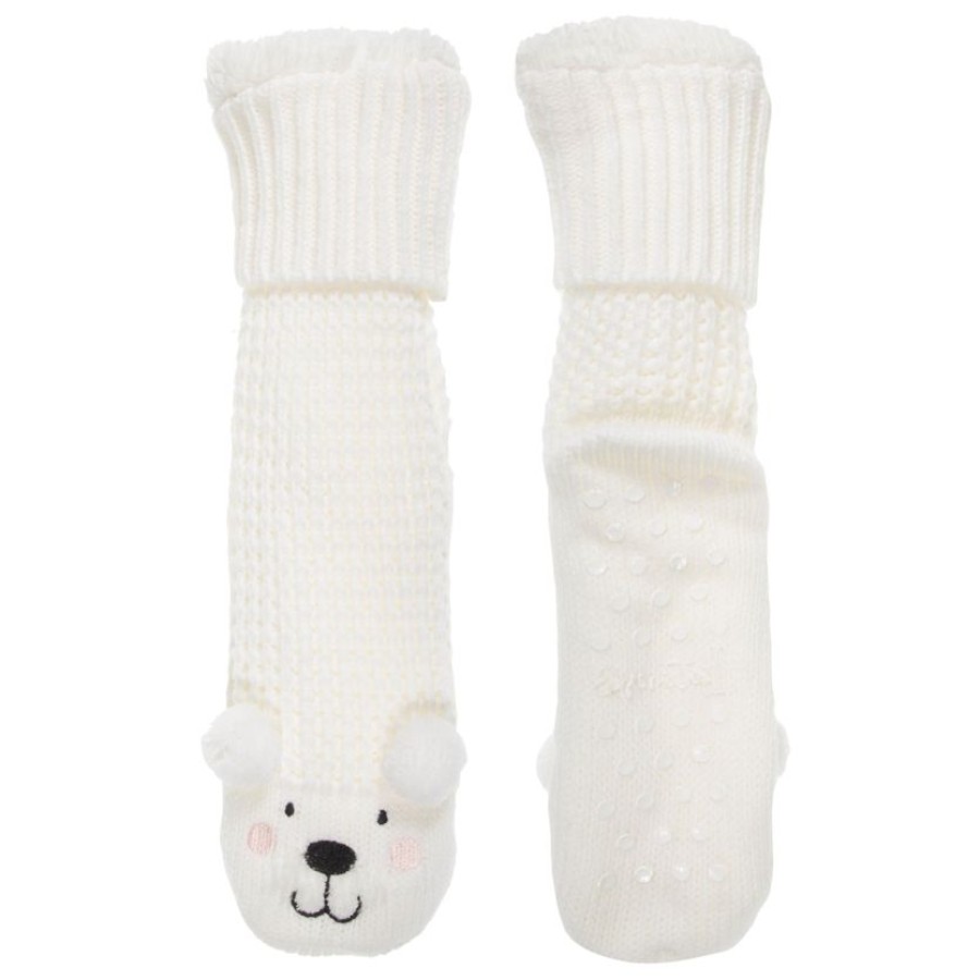 Femme Isotoner | Chaussettes Femme Ours Blanc