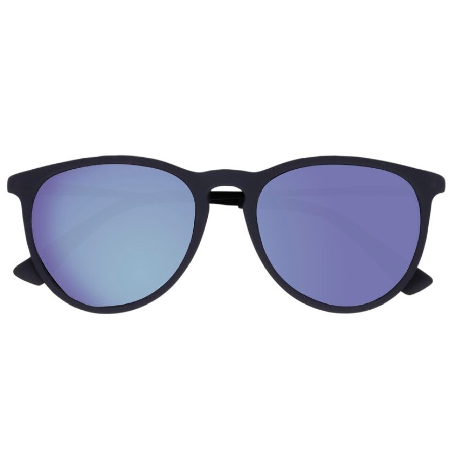 Homme Isotoner | Lunettes De Soleil Mixte Ovale Marine