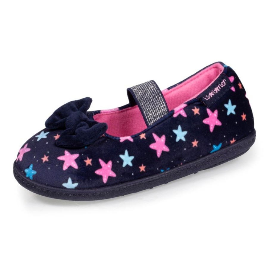 Enfant Isotoner | Chaussons Ballerines Enfant Etoiles