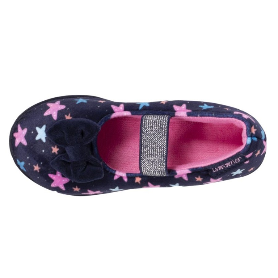 Enfant Isotoner | Chaussons Ballerines Enfant Etoiles