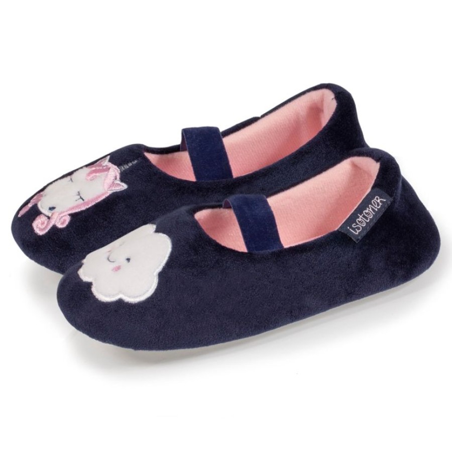 Enfant Isotoner | Chaussons Ballerines Enfant Licorne