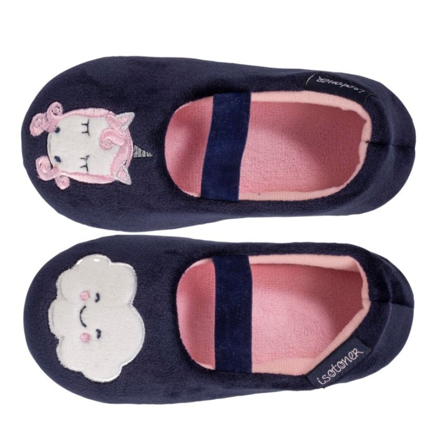 Enfant Isotoner | Chaussons Ballerines Enfant Licorne