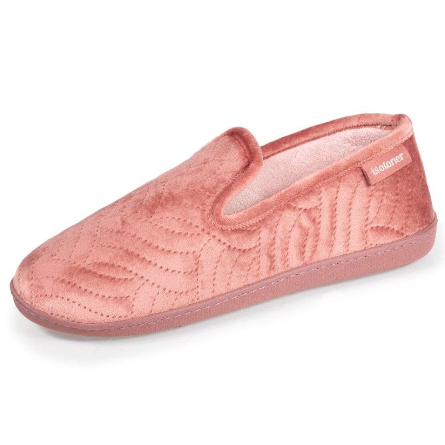 Femme Isotoner | Chaussons Charentaises Femme Blush